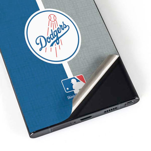 MLB Los Angeles Dodgers Split Galaxy S25 Ultra Skin