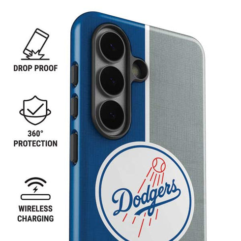 MLB Los Angeles Dodgers Split Galaxy S26 Impact Case