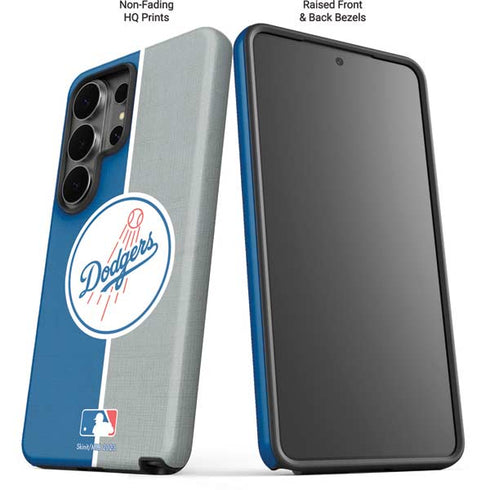 MLB Los Angeles Dodgers Split Galaxy S26 Ultra Impact Case