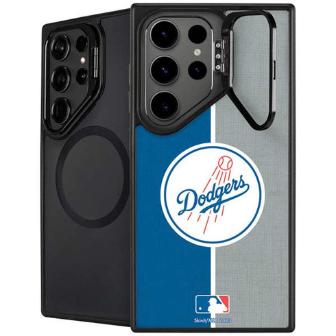 MLB Los Angeles Dodgers Split Galaxy S26 Ultra Kickstand Case