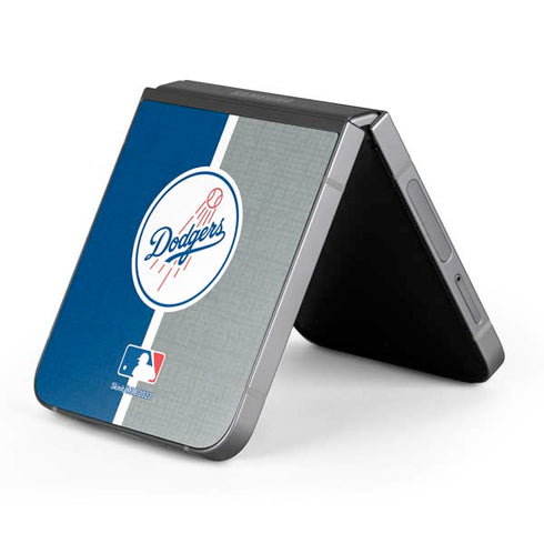 MLB Los Angeles Dodgers Split Galaxy Z Flip6 Skin