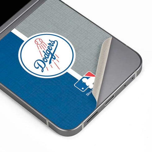 MLB Los Angeles Dodgers Split Galaxy Z Flip6 Skin