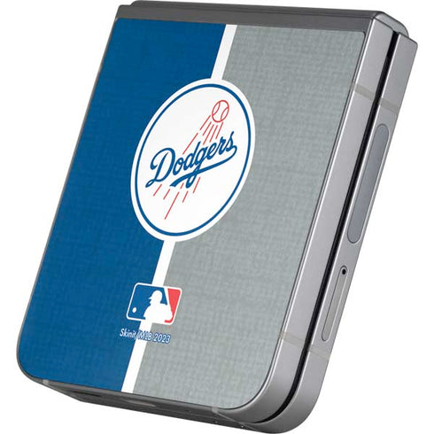MLB Los Angeles Dodgers Split Galaxy Z Flip6 Skin