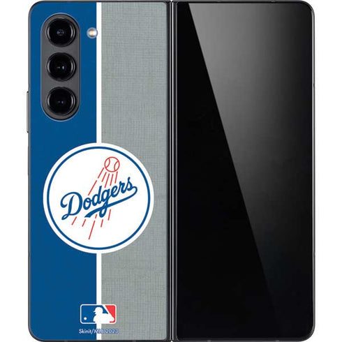 MLB Los Angeles Dodgers Split Galaxy Z Fold5 5G Skin