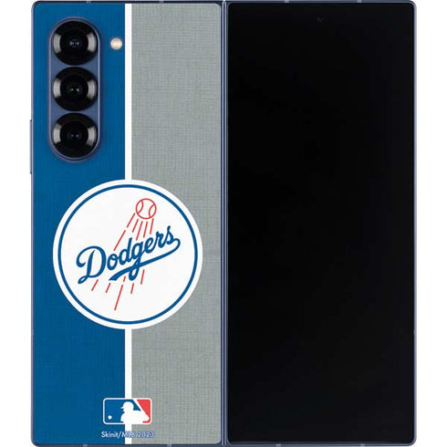 MLB Los Angeles Dodgers Split Galaxy Z Fold6 Skin