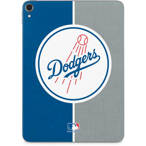 MLB Los Angeles Dodgers Split Apple iPad Pro Skin