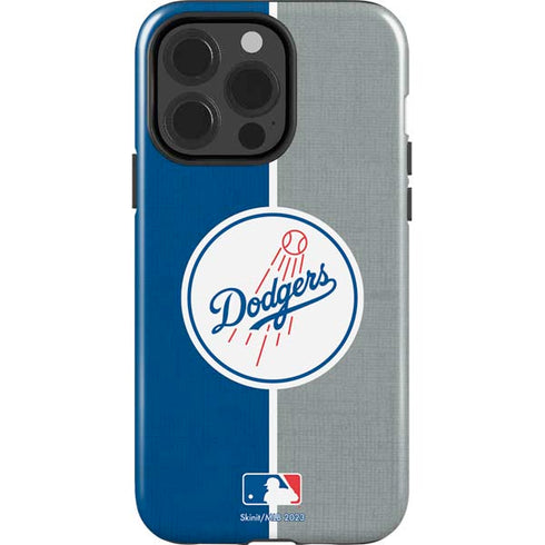 MLB Los Angeles Dodgers Split iPhone 15 Pro Impact Case
