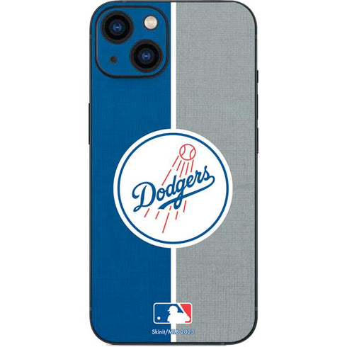 MLB Los Angeles Dodgers Split iPhone 15 Skin