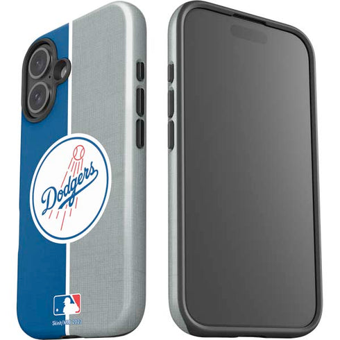 MLB Los Angeles Dodgers Split iPhone 16 Plus Impact Case