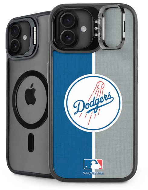 MLB Los Angeles Dodgers Split iPhone 16 Plus Kickstand Case