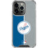 MLB Los Angeles Dodgers Split iPhone 16 Pro Clear Case