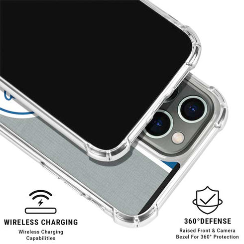 MLB Los Angeles Dodgers Split iPhone 16 Pro Clear Case