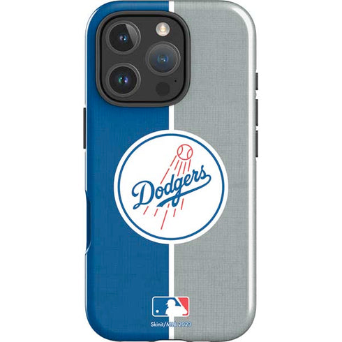 MLB Los Angeles Dodgers Split iPhone 16 Pro Impact Case