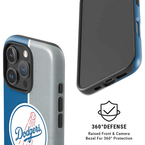 MLB Los Angeles Dodgers Split iPhone 16 Pro Max Magsafe Impact Case