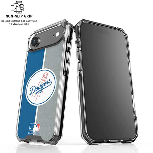 MLB Los Angeles Dodgers Split iPhone 17 Air Clear Case