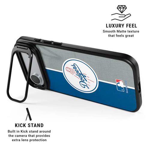 MLB Los Angeles Dodgers Split iPhone 17 Air Kickstand Case