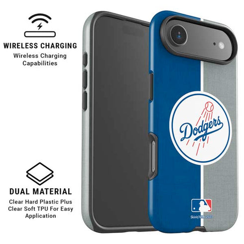 MLB Los Angeles Dodgers Split iPhone 17 Air Magsafe Impact Case