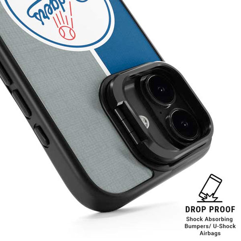 MLB Los Angeles Dodgers Split iPhone 17 Kickstand Case