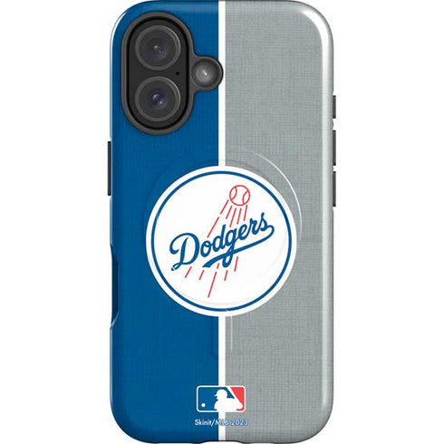 MLB Los Angeles Dodgers Split iPhone 17 Magsafe Impact Case