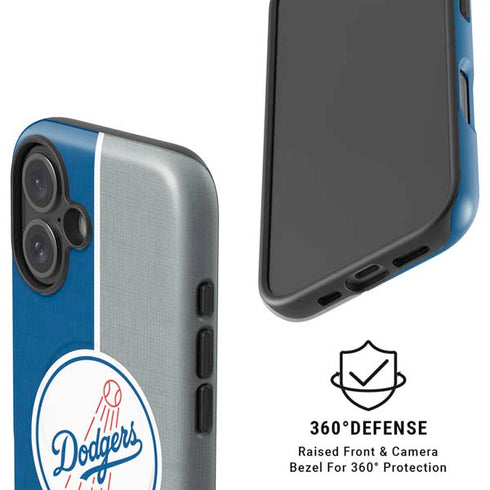 MLB Los Angeles Dodgers Split iPhone 17 Magsafe Impact Case