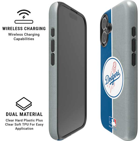 MLB Los Angeles Dodgers Split iPhone 17 Magsafe Impact Case