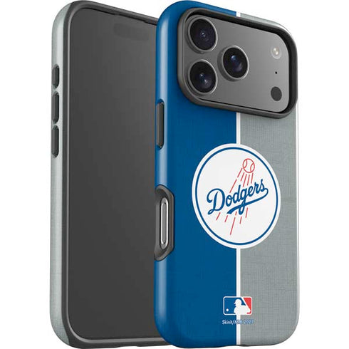 MLB Los Angeles Dodgers Split iPhone 17 Pro Impact Case