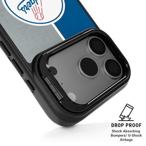 MLB Los Angeles Dodgers Split iPhone 17 Pro Kickstand Case