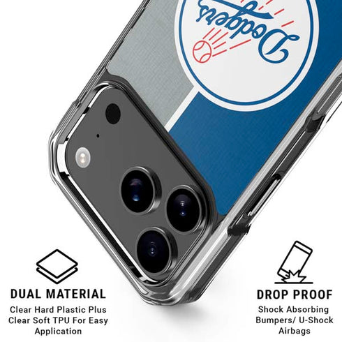 MLB Los Angeles Dodgers Split iPhone 17 Pro MagSafe Case