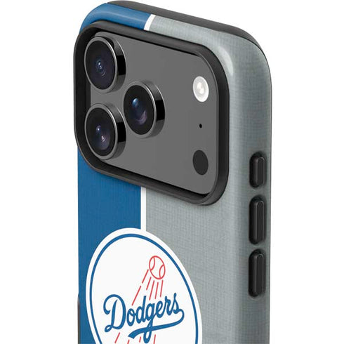 MLB Los Angeles Dodgers Split iPhone 17 Pro Max Impact Case