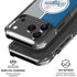 MLB Los Angeles Dodgers Split iPhone 18 Pro Clear Case