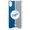 MLB Los Angeles Dodgers Split iPhone XS Clear Case