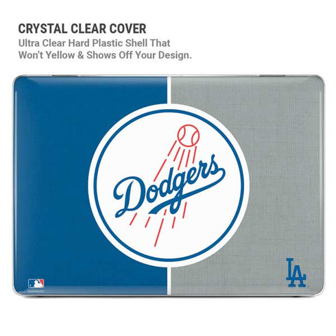 MLB Los Angeles Dodgers Split MacBook Pro 14in (2021-24) Case plus Skin