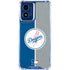 MLB Los Angeles Dodgers Split Moto G 5G (2024) Clear Case