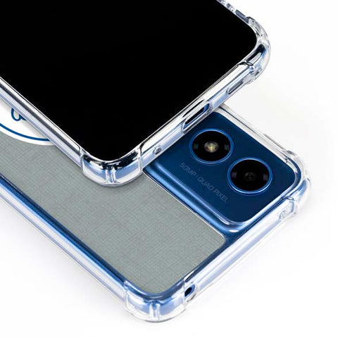 MLB Los Angeles Dodgers Split Moto G 5G (2024) Clear Case