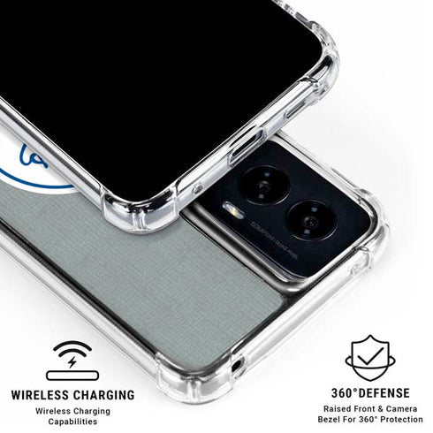MLB Los Angeles Dodgers Split Moto G Power 5G (2024) Clear Case
