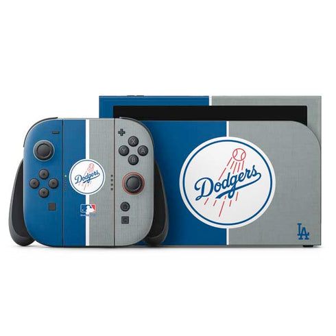 MLB Los Angeles Dodgers Split Nintendo Switch 2 (2025) with Joy-Con Skin