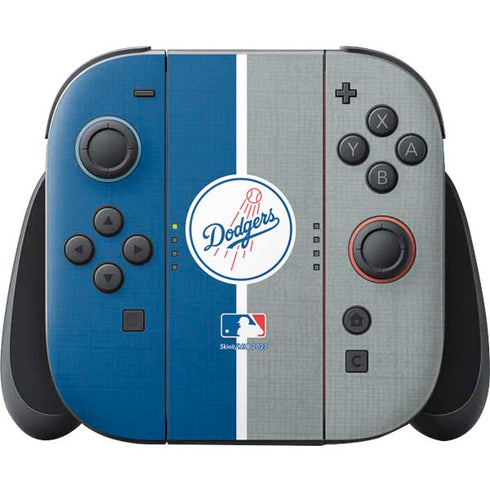 MLB Los Angeles Dodgers Split Nintendo Switch 2 (2025) Joy-Con Controller Skin