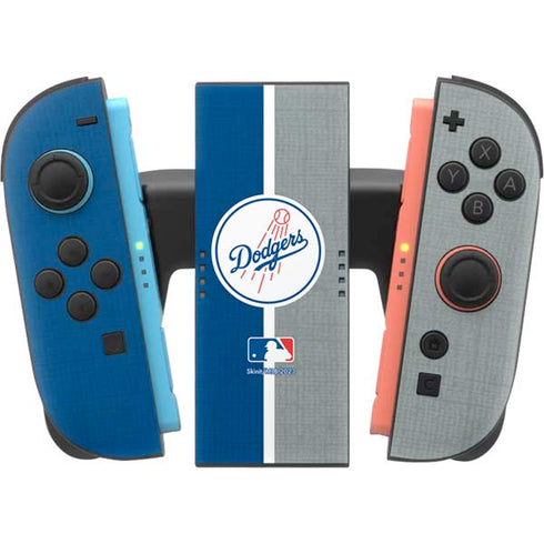 MLB Los Angeles Dodgers Split Nintendo Switch 2 (2025) Joy-Con Controller Skin