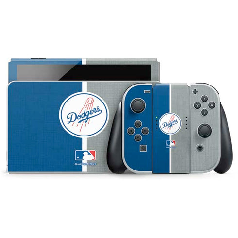 MLB Los Angeles Dodgers Split Nintendo Skins