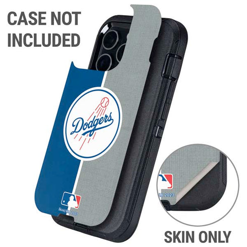 MLB Los Angeles Dodgers Split Otterbox Defender iPhone Skin