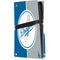 MLB Los Angeles Dodgers Split PS5 Pro Disk Console Skin