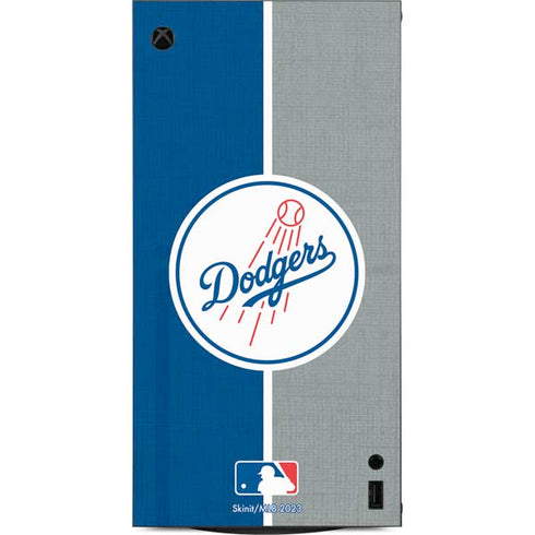 MLB Los Angeles Dodgers Split XBox Series X Digital Edition Console Skin