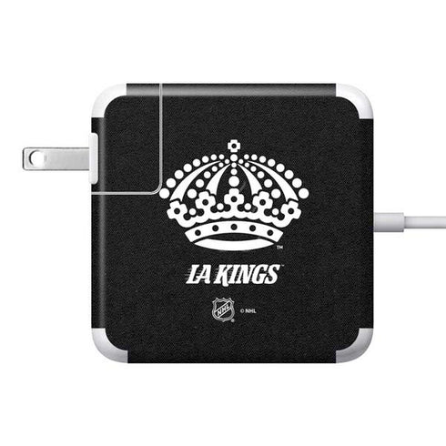 NHL Los Angeles Kings Black Background 85W Power Adapter (15 and 17 inch MacBook Pro Charger) Skin