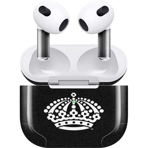 NHL Los Angeles Kings Black Background Apple AirPods (3rd Gen 2021) Skin