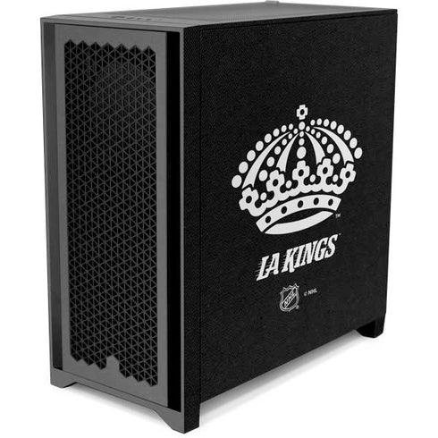NHL Los Angeles Kings Black Background Corsair 4000D Tempered Glass Mid-Tower ATX Case Skin