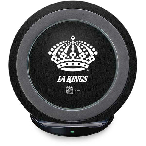 NHL Los Angeles Kings Black Background Fast Charge Wireless Charging Stand Skin