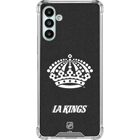 NHL Los Angeles Kings Black Background Galaxy A13 5G Clear Case