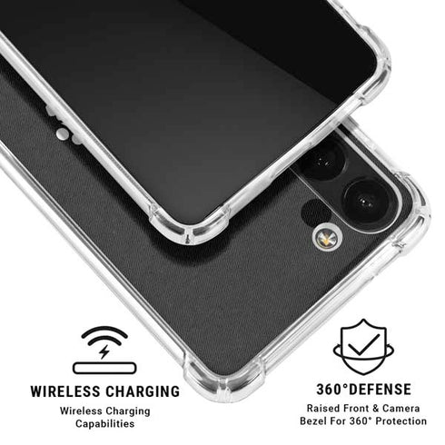 NHL Los Angeles Kings Black Background Galaxy A13 5G Clear Case
