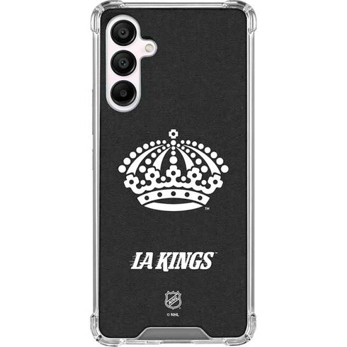 NHL Los Angeles Kings Black Background Galaxy A16 5G Clear Case