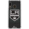 NHL Los Angeles Kings Black Background Galaxy A30 Clear Case